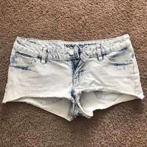 Light Wash Jean Shorts